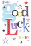 The energy of encouragement radiates from this bold, modern good luck card on display at Harrow Weald Florist. Its lively 'Good Luck' message plays out across a background as clean and white as the morning light over Bentley Priory. Oversized, playful letters in pastel blue, cherry red, deep moss, and plush purple are intertwined, each one a painter's stroke of positivity. Dotted with an array of navy, lavender, and lemon-lime stars, the card feels as though it captures all the dreams and hopes of a Harrow Weald celebration in a single, tactile keepsake. The smooth finish hints at quality you can sense even before you write your personal wish inside. An ideal gesture for marking a big step-a fresh apprenticeship, another school year-this card embodies the simple magic and heartfelt belief that's been shared between neighbours for generations.